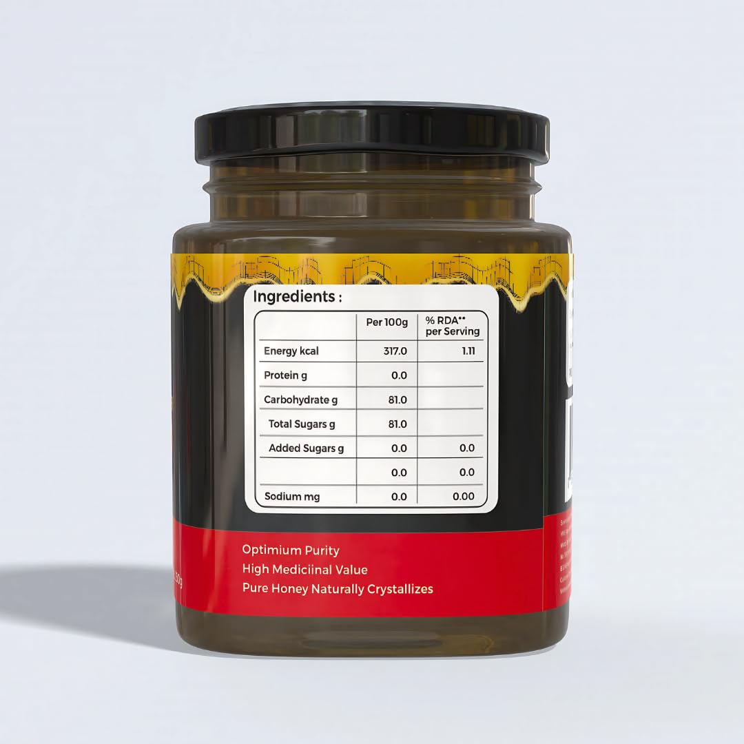 Nexra - Coriander Honey 250g | Pure Natural Honey | Digestive Support | Boosts Immunity & Flavorful