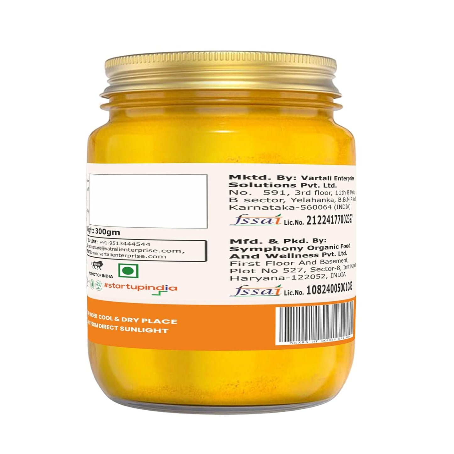 Nexra - Golden Milk Masala Himalayan Turmeric latte Powder-300gm Nexra - Golden Milk Masala Himalayan Turmeric latte Powder-300gm