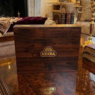 Nexra Tea Gift Box – Luxury Black Tea Gift Box with Fine Darjeeling Tea & Honey