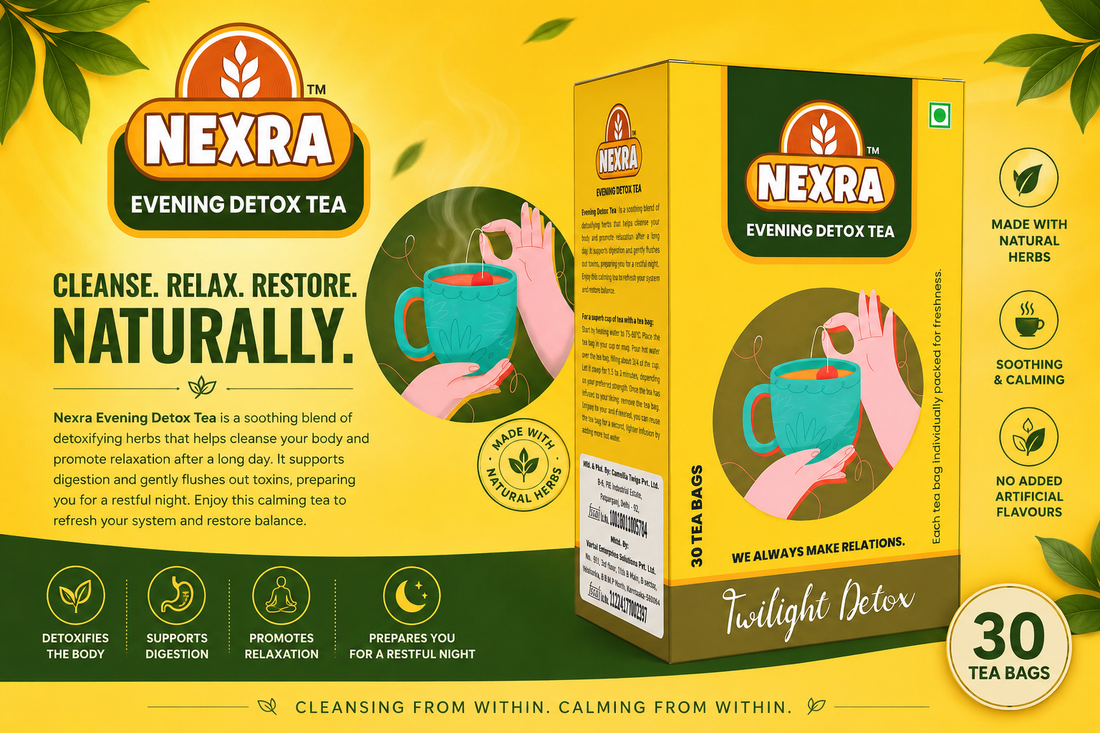 Nexra Evening Detox Tea – A Simple Way to Create a Relaxing Evening Routine