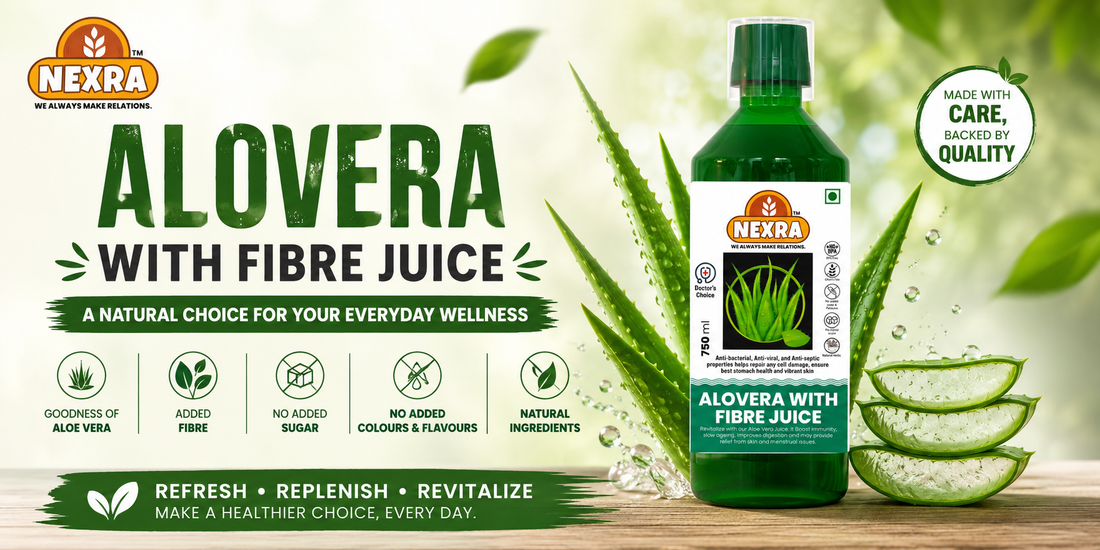 Aloe Vera Juice with Fibre: A Simple Addition to Your Daily Wellness Routine