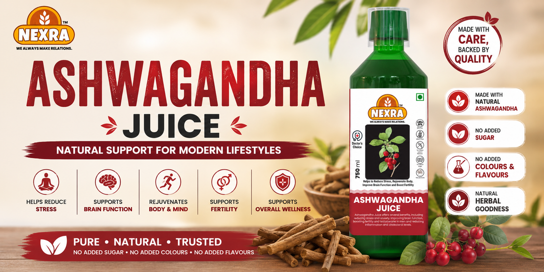 Ashwagandha Juice: A Natural Way to Support Balance in a Busy Lifestyle