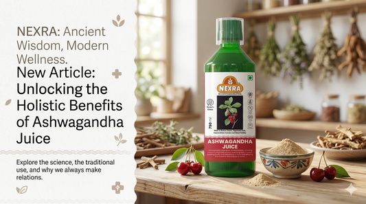 NEXRA Ashwagandha Juice: A Practical Wellness Addition for Daily Routines