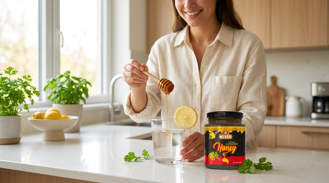 Nexra Coriander Honey: Pure Wellness in Every Spoon