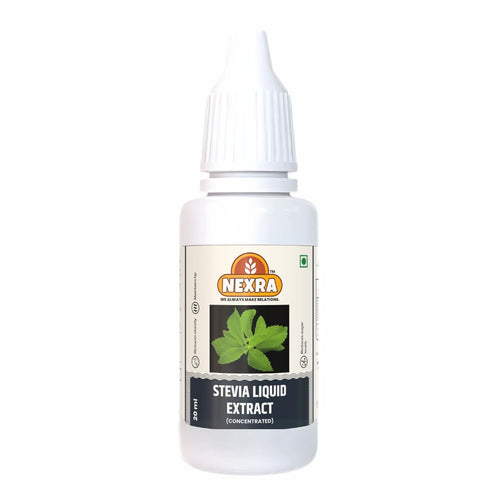 Nexra Stevia Liquid Extract 20ml | Organic Natural Sweetener | Zero Calorie Sugar Substitute | Keto Friendly | Plant-Based | Diabetic Safe