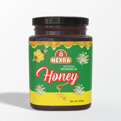 Nexra Moringa Honey 500g | Pure Natural Sweetener | Rich in Antioxidants | Boosts Energy & Immunity | Moringa Flower Honey