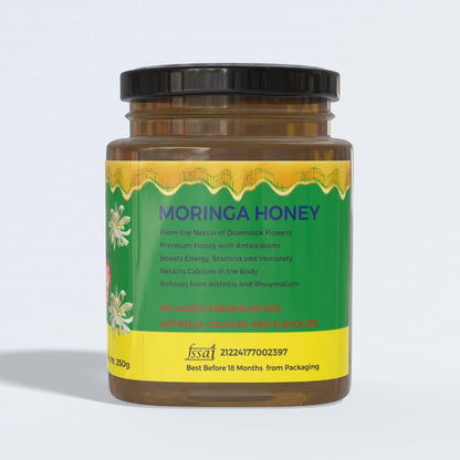 Nexra - Moringa Honey 250g | Pure Natural Sweetener | Rich in Antioxidants | Boosts Energy & Immunity | Moringa Flower Honey
