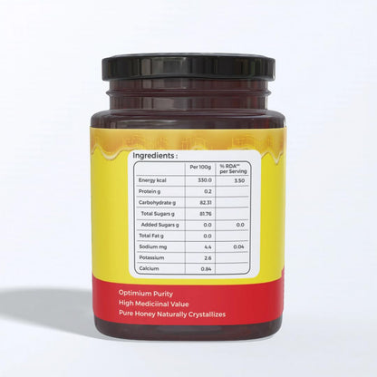 Nexra - Tulsi Honey 250g | Pure Natural Sweetener | Tulsi Flower Honey | Supports Respiratory Health & Immunity | Ayurvedic Wellness