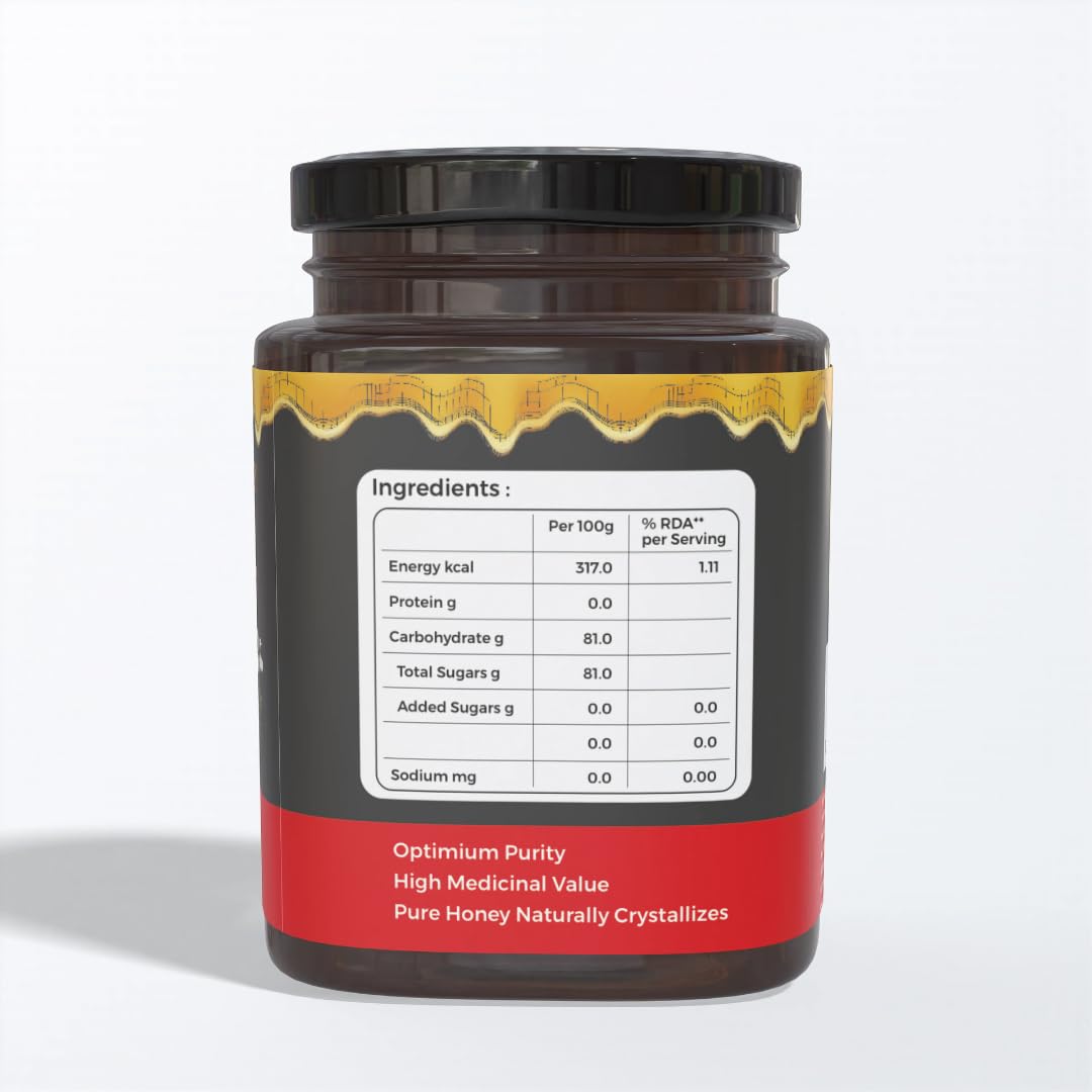 Nexra - Coriander Honey 500g | Pure Natural Honey | Digestive Support | Boosts Immunity & Flavorful