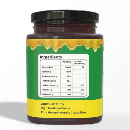 Nexra - Moringa Honey 250g | Pure Natural Sweetener | Rich in Antioxidants | Boosts Energy & Immunity | Moringa Flower Honey