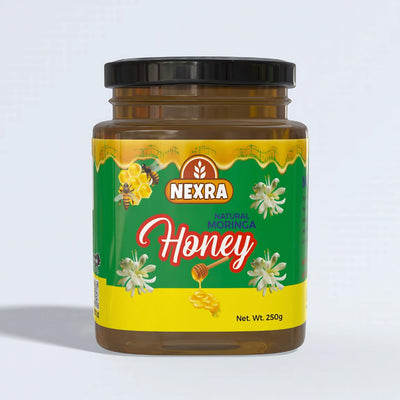Nexra - Moringa Honey 250g | Pure Natural Sweetener | Rich in Antioxidants | Boosts Energy & Immunity | Moringa Flower Honey