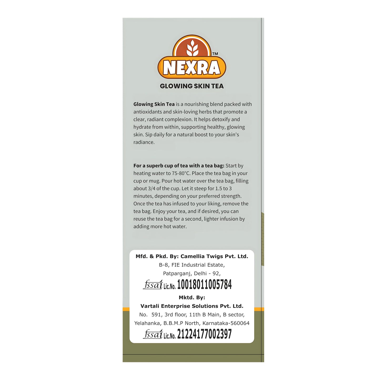  Nexra Glowing Skin Tea bag 60g | Loose Leaf Beauty Herbal Blend | Green Tea, Rooibos, Lavender, Licorice | Radiant Skin from Within | Antioxidant Rich Nexra Glowing Skin Tea bag 60g | Loose Leaf Beauty Herbal Blend | Green Tea, Rooibos, Lavender, Licoric