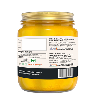 Nexra Pure Himalayan Mountain Turmeric - 300g | Lakadong Haldi with 10-12% Curcumin & Black Pepper (Piperine) | Anti-Inflammatory | Antioxidant | Natural Immunity Booster | Ayurvedic Blend